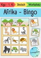 Vorschau - Arbeitsblätter - Bundle tierisches Afrika (Wortschatz) - Seite 1