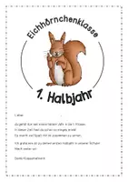 Vorschau - Anderer Materialtyp - Eichhörnchenklasse - 1. Halbjahreszeugnis in der 1. Klasse - Seite 3