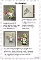Vorschau - Mal- und Bastelvorlagen - Gartenzwerge - Fröhliche Wichtel im Sommer - Seite 1