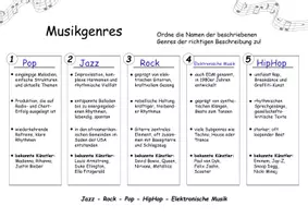 Vorschau - Arbeitsblätter - MUSIKGENRE Arbeitsblätter Musikunterricht - Seite 3