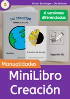 Vista previa - Manualidades / Dibujos para colorear - MiniLibro de la Creación | Génesis 1 | Actividad bíblica - Portada