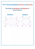 Vorschau - Arbeitsblätter - Materialpaket (Umfang von Rechteck und Quadrat) - Seite 2