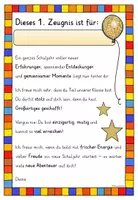 Vorschau - Fördermaterial/Inklusion - Das erste Zeugnis 1. Klasse Halbjahr & Schuljahresende - Seite 3