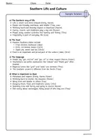 Vorschau - Arbeitsblätter - The Southern Culture- Reading Comprehension on Life in the American South - Seite 3