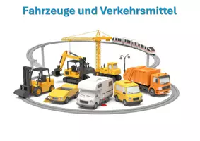Vorschau - Bildkarten - Fahrzeuge - Transportmittel - Deckblatt