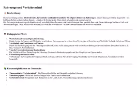 Vorschau - Bildkarten - Fahrzeuge - Transportmittel - Seite 1