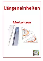 Vorschau - Arbeitsblätter - Längeneinheiten (Merkwissen) 5 - Deckblatt