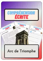 Aperçu - Feuilles d'exercices - Compréhension écrite – Arc de Triomphe + corrigés - Page de couverture