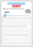 Aperçu - Feuilles d'exercices - Compréhension écrite – Album + corrigés - Page 3