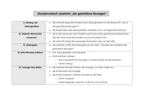 Vorschau - Stundenentwürfe - Lesekrimi (der gestohlene Eiswagen) - Seite 1