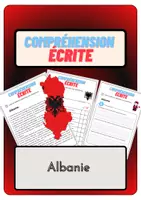 Aperçu - Feuilles d'exercices - Compréhension écrite – Albanie + corrigés - Page de couverture