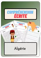 Aperçu - Feuilles d'exercices - Compréhension écrite – Algérie + corrigés - Page de couverture