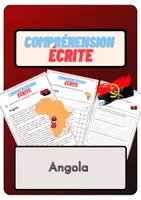 Aperçu - Feuilles d'exercices - Compréhension écrite – Angola + corrigés - Page de couverture