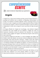 Aperçu - Feuilles d'exercices - Compréhension écrite – Angola + corrigés - Page 1