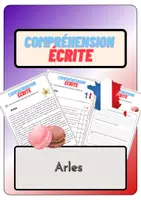 Aperçu - Feuilles d'exercices - Compréhension écrite – Arles + corrigés - Page de couverture