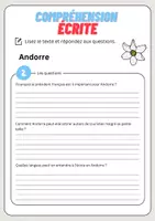 Aperçu - Feuilles d'exercices - Compréhension écrite – Andorre + corrigés - Page 3