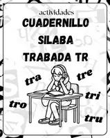 Vista previa - Hojas de trabajo - silaba trabadas tra, tre ,tri,tro,tru - Portada