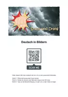 Vorschau - Arbeitsblätter - Sturm und Drang - Merkmale einer literarischen Epoche - Deckblatt
