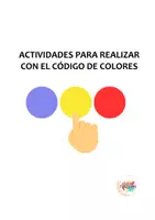 Vista previa - Juegos / Gamificación - Actividades código de colores - Portada