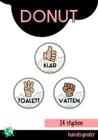 förhandsvisning - DONUT – HANDSIGNALER - försättsblad