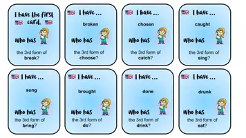 Vorschau - Spiele - Game: I have - who has? - irregular verbs - Seite 3