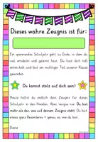 Vorschau - Fördermaterial/Inklusion - Das wahre Zeugnis - Zeugniszusatz Klasse 1, 2, 3, 4 - Seite 3