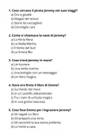 anteprima - Materiale di supporto/inclusione - IL PIRATA JEREMY, COMPRENSIONE + DOMANDE (CLASSI 1-2 PRIMARIA) E PER BES - Pagina 2