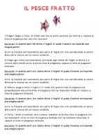 anteprima - Materiale di supporto/inclusione - Il PESCE FRATTO - scheda operativa per l'origami - Pagina 2