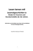Vorschau - Arbeitsblätter - Lesen lernen mit Lesemalgeschichten für Kinder im Vorschul- und Grundschulalter ab vier Jahren - Seite 1