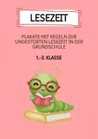 Vorschau - Poster - Plakate zur Lesezeit / Regeln Lesen - Deckblatt