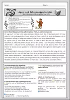 Vorschau - Arbeitsblätter - Münchhausen und das gefrorene Echo (Lügengeschichten) – Leseverständnis, Sprachanalyse, kreatives Schreiben, Vergleich und Reflexion + Musterlösung - Seite 3