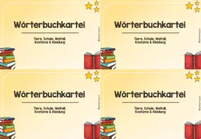 Vorschau - Fördermaterial/Inklusion - Materialpaket - Wörterbuch - Seite 1