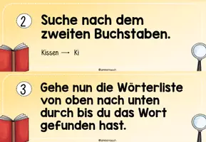 Vorschau - Präsentationen/Tafelbilder - Wörterbucharbeit Tafelmaterial und Merkzettel - Seite 2