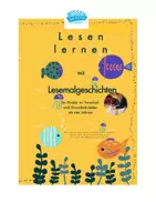 Vorschau - Arbeitsblätter - Lesen lernen mit Lesemalgeschichten für Kinder im Vorschul- und Grundschulalter ab vier Jahren - Deckblatt