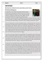 Vorschau - Arbeitsblätter - READING - Skills: Leseförderung: 5. Klasse - 5 Texte - Unit 4 - Seite 1