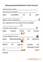 Vorschau - Arbeitsblätter - Gegenteile - Bildkarten & Lückentexte - Seite 3