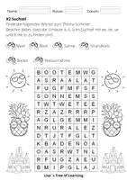 Vorschau - Arbeitsblätter - Suchsel - Sommer ab 2.Klasse - Seite 3