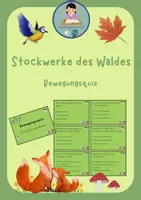 Vorschau - Spiele - Stockwerke des Waldes - Bewegungsquiz - Deckblatt