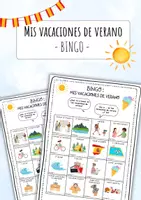 Vorschau - Arbeitsblätter - Mis vacaciones de verano - Ir a + Infinitivo - Deckblatt