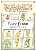 Vorschau - Spiele - SOMMER Paare finden - Deckblatt