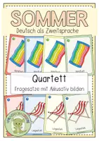 Vorschau - Spiele - SOMMER Quartett - Deckblatt