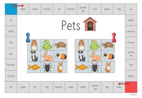 Vorschau - Spiele - Bingofeld - Pets (3./4. Klasse, Englisch) - Seite 2