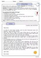 Vorschau - Arbeitsblätter - Bestandteile eines Briefes untersuchen (inkl. Musterlösung) - Seite 1