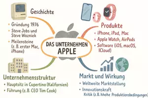 Vorschau - Arbeitsblätter - Lückentexte zu versch. großen Technologie-Unternehmen + Lösung & MP3 + Mindmaps - Seite 2