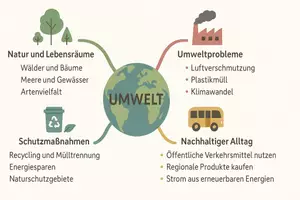Vorschau - Arbeitsblätter - Arbeitsblätter zum Thema "Umwelt" + Lösung & MP3 + Mindmap + Infografik - Seite 2