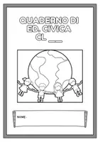 anteprima - Piani di lezione - Quaderno di Educazione Civica Cl 1-2 - Pagina di copertina