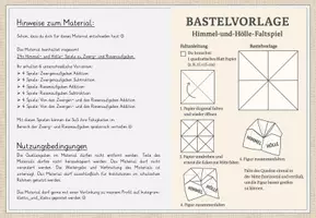 Vorschau - Unterrichtsreihen - Zwerg- und Riesenaufgaben, 24x Spiele Himmel- und Hölle, Addition und Subtraktion im ZR bis 20 - Seite 1