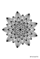 Vorschau - Mal- und Bastelvorlagen - 25 Mandala zum Ausmalen - Ausmalbilder - Seite 1