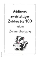 Vorschau - Arbeitsblätter - Addieren zweistelliger Zahlen bis 100 - ohne Zehnerübergang - Seite 1