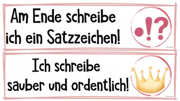 Vorschau - Poster - Tafelmaterial Sätze schreiben - Seite 3